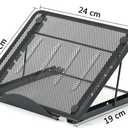 Huacan Light Box Pad Stand, Multifunction 7 Angle Points Skidding Prevented Tracing Holder for Laptop LED Light Table7.48 x 9.45 inches