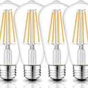 Beonllay 12V E26 LED Light Bulb 6W 3000K 60W Equivalent, Low Voltage AC/DC 12V/24V LED Bulbs for RV, Camper, Marine, Off Grid Cabin, 3 Pack