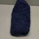 Luxury Soft Microfiber Toilet Lid Cover Machine Washable Solid Toilet Seat Cover 17.5" x 15" Adjustable Rubber Backing Fits Most 16-17.5" L x 14-16" W Round Oblong and Elongated Toilet Seat