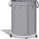 150L Large Capacity Rolling Laundry Basket Hamper with Wheels, Clothes hamper and Removable Bag for Home, Laundry Room, Bedroom, Bathroom, Apartment, Dorm