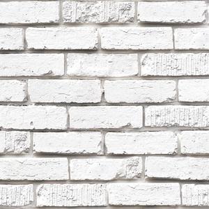 Tomete White Brick Peel and Stick Wallpaper Gray Faux 3D Brick Contact Paper for Walls Self Adhesive Removable Backsplash for Kitchen Bathroom, Vintage Stick on Wallpaper, 393 L *17.3 W, Waterproof