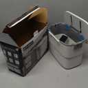 ELPHECO Kitchen Compost Bin with Lid 1.8 Gallon Hanging Trash Can with Lid, 7 Liter Wall-Mounted Garbage Can for Kitchen Cabinet Door, Small Under Sink Trash Can for Cupboard, Bathroom, Office