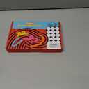 Sensory Fidget Toys for Kids, Silicone Sensory Activity Board for Stress, Anxiety, ADHD & Autism, Soft Worry Toys for Calm Down Corner Supplies, Play Therapy, Portable Travel Bag & 15 Strings (Red)