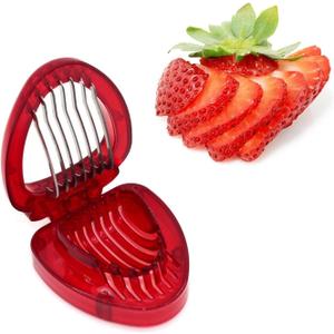 Accessories Simply Slice Strawberry Section Slicer Kitchen Cutter Gadgets Kitchen Tool Mini Slicer Cut Joie MSC Stainless Steel Blade Craft Fruit Tools Factory kiss
