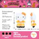 Hello Kitty Halloween Candy Corn Bedding Super Soft Cozy Decorative Cuddle Pillow, (Officially Licensed Product) by Franco Collectibles