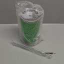 DS 30 oz Green Tumbler Stainless Steel Double Wall Vacuum Insulated Mug with Straw and Lid, Cleaning Brush for Cold and Hot Beverages