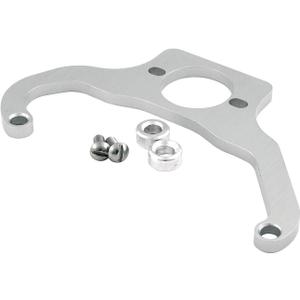 Allstar Performance ALL54286 Silver Anodized Billet Aluminum Fuel Regulator Mounting Bracket for 4500 Style Series Carburetor and Holley Regulator