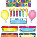 Carson Dellosa Education Birthday Cakes Bulletin Board Set, Carson Dellosa Classroom Decorations, 47 Pieces