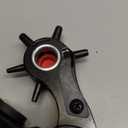 Revolving Punch Plier Kit, XOOL Leather Hole Punch Set for Belts, Watch Bands, Straps, Dog Collars, Saddles, Shoes, Fabric, DIY Home or Craft Projects, Heavy Duty Rotary Puncher, Multi Hole Sizes Make