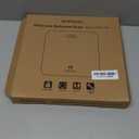 Digital Bathroom Scale for Body Weight: High-Precision 4-Sensor Accuracy, LED Display, 400lb/180kg Capacity, Safe Rounded Corners, Batteries Included