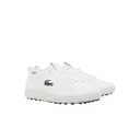 Lacoste Women's G Elite Sneaker, White/Dark Grey, 9.5