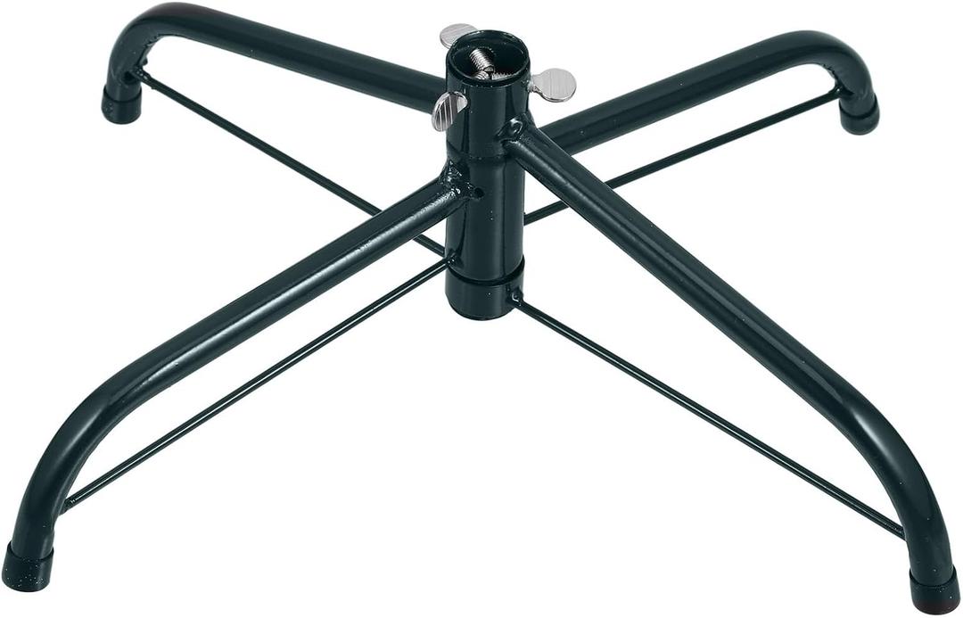 Happyyami 35cm Christmas Tree Stand Artificial Tree Folding Holder Base for Decorations (35.00X35.00X12.60CM)