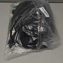 Black Backdrop Curtains for Parties, Black Photo Backdrop Curtain Wrinkle-Resistan Drapes Panels for Party Birthday Wedding Halloween Decoration Photography, 5x7FT, 2 Panels