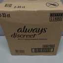 Always Discreet Adult Incontinence Pads for Women, Drier, 6 Drop Regular Length, Extra Heavy Absorbency, Pads for Bladder Control Management, Bladder Leaks, & Postpartum Pads, 66ct
