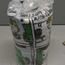 Berkshire Blanket Peanuts VelvetLoft Cute Character Snoopy Plush Oversized Kids Throw Blanket, Peanuts Snoopy's Art Class Grey (50in x 60in)