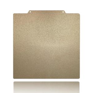 310x310mm Gold PEI Build Plate for CR-10/10S/Artillery SW-X1/X2/Longer LK5, Double Sided Textured PEI Flexible Spring Steel Platform Heated Printing Bed for Creality/Artillery/Longer Printer