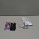 Magnetic for Samsung Galaxy S24 5G Case + 2X Screen Protectors,Luxury Plated Gold Edge [Glitter Card&Wrist Strap] Slim Soft Crystal Clear TPU Shockproof Case Cover for S24 5G-Light Purple