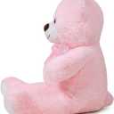 Teddy Bear Stuffed Animal 24'' Small Teddy Bear Plush Toy Gift for Valentine Christmas Birthday Pink