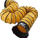 16ft Duct Hose 16IN PVC Flexible Ducting | For 16Inch Utility Blower, Ventilation Exhaust Fan, With Adjustable Rope and D-ring, Easy Install & Hang