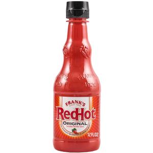 Frank's RedHot Original Hot Sauce, Plastic Bottle, 12 fl oz (EXP 07/10/26)