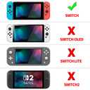 eXtremeRate PlayVital Back Cover for Nintendo Switch Console, Separable Protector Hard Shell for NS Joycon,Dockable Protective Case for Nintendo Switch - Hunter Green (NOT for Switch 2)