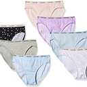 Calvin Klein Girls' Cotton Underwear Bikini Panties, 7 Pack Size XL 14/16