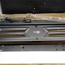 WALI Floor TV Stand with Power Outlet, Tall TV Stand Mount for 32-75 inch TVs up to 110 lbs, Swivel and Height Adjustable TV Stands with Wood Base for Bedroom, Office(TVDVD-7PW), Black