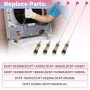 2026 Upgraded DC97-16350U DC97-16350T DC97-16350S Washer Suspension Rods for Samsung WA50R5200AW/US WA50R5400AV/US WA45T3200AW/A4 WA50R5400AW/US Washing Machine