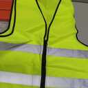 Reflective Safety Vest High Visibility Children Neon Vest with Zipper Construction Traffic Vests with Reflective Strips for Child Outdoor, Medium and  Emergency Warning Triangles, Reflective Warning Triangle Dot with Color Reflective Sticker, Roadside Reflective Early Warning Sign, Safety Triangle Roadside Emergency Car Kit for Vehicles 3 Pcs