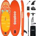 Kids Stand Up Paddle Board with Inflatable SUP Accessories, Durable, Lightweight, Wide Stable Design, Non-Slip Comfort Deck,Inflatable Paddle Board for Kid & Youth