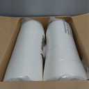 2 Pcs Chaise Lounge Cushions Outdoor, 72 x 21 x 4 Inch Lounge Chair Cushions for Outdoor Furniture - Waterproof Lounge Patio Replacement Cushion, 4In Fade-Resistant ThickPatio Chaise Lounge Cushion (Cream White)