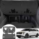 Trunk Mats with Backrest Mats for 2022-2024 2025 Kia Carnival MPV 8 Seats (for Hybird) Cargo Mat Liner TPE Protector All Weather Back Seat Cover 3rd Row for 2022-2025 Kia Carnival MPV Accessories