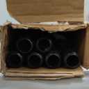 GeilSpace 6 Pack 1/2"  14" Pre-Cut Black Metal Pipe, Industrial Steel Fits Standard Half Inch Black Threaded Pipes and Fittings - Vintage DIY Industrial Shelving (1/2"  14")