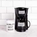 Uncanny Brands The Office Single Cup Coffee Maker Gift Set with 2 Mugs
