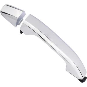 APPERFiT Exterior Door Handle Chrome for Rear Driver or Passenger Side Compatible with 2014-2020 Chevy Chevrolet Silverado Suburban Tahoe, GMC Sierra Yukon Door Parts 84711849