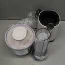 QIBOX Snow Cone Machine & Smoothie Blender 2 in 1, 700W Powerful Shaved Ice Machine Slushine Machine, Healthy Frozen Drink Maker with Stainless Steel Blade & Smoothie Recipe, for Home Kitchen Party (White)