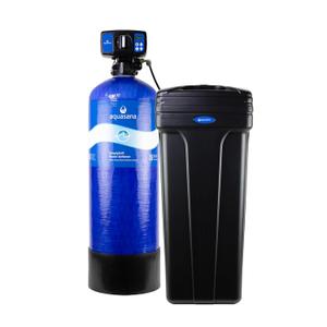 Aquasana SimplySoft 60,000 Grain Water Softener - Whole House Hard Water Reduction - Base Tank & Cabinet System WH-SF60-BASE