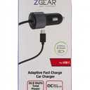 ZGear 30W Type-C Adaptive Fast Charge Car Charger - Black