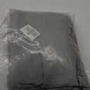 JOLLYVOGUE Grey Queen Comforter Set, 7 Pieces Pintuck Comforters Queen Size, Bed in a Bag Queen Comforter for Bedroom, Bedding Comforter Sets with Comforter, Sheets, Ruffled Shams & Pillowcases (Queen(88"x 88"))