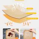 200PCs Air Fryer Paper Liners for Ninja Crispi FN101GY/FN101SG/FN101ST,100pcs Large for 4-QT & 100pcs Small for 6-Cups Container,Non-Stick Glass Air Fryer Disposable Accessories Square Free of Bleach