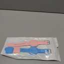 Silicone Bracelet for Tile by Life360 Mate (2024) Tracker, 2 Pack Waterproof Protective Hidden Holder for Tile Mate 2024/2022, Adjustable Watch Band for Kids/Child/Teen/Elderly, Pink+Blue