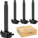 Ignition Coil Pack Replacement for L4 2.4 2.4L 2015 2016 2017 2018 2019 2020 2021 Jeep Renegade Cherokee Compass, Ram ProMaster, 15-17 Chrysler 200, 13-16 Dodge Dart, 16-18 Fiat 500X, UF751 UF754