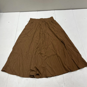 Women's long skirt, Brown, Medium