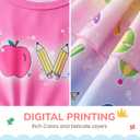 LQSZ Girls Dress Easter Cartoon Summer Vest Sleeveless Tutu Princess Casual Dresses for Kids 2-12 Years (Pink, S)