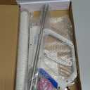 janz Pressure Washer Gun Kit, 5000 PSI White High Power Washer Gun with M22 Fittings, 1/4'' Quick Connector, 5 Spray Nozzle Tips and Nozzle Holder