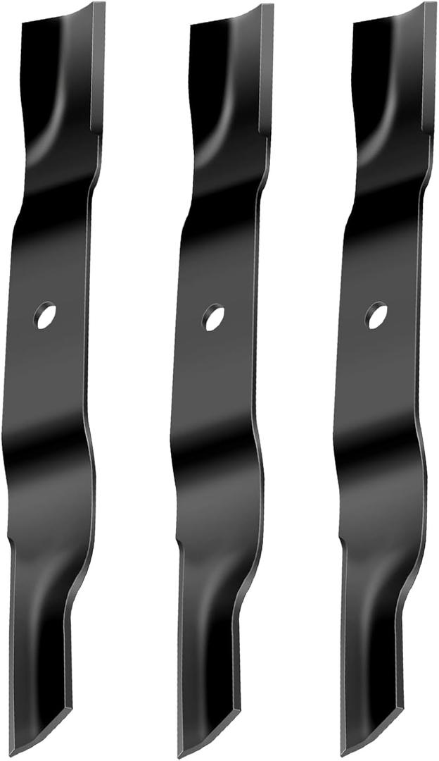 Upgrade 04771200 (3 Pack) 18" Lawn Mower Blades Compatible with Gravely 52" Deck Lawn Mower Blades ZT X, ZT XL, fit for ARIENS IKON X, IKON XL, Replace for 00450300 03253800 Mower Blades