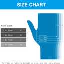 FINITEX Blue Disposable Nitrile Exam Gloves - 200 PCS/BOX 3.5mil Rubber Powder-Free Latex-Free Medical Cleaning Food Gloves