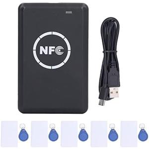 Card Reader, NFC Reader Writer, USB NFC Reader Writer 5V 125KHz Key Fob Copier Accurate Stable Reading RF Smart Card Reader