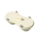 2 Cavity Microwave Egg Cooker, Breakfast Double Row Egg Cooker, Poached Egg Cup Kitchen Cooking Gadgets (Pale Goldenrod)