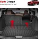 for 2019-2026 Acura RDX Cargo Liner & Backrest Mat: Custom Fit All Weather TPE Anti Skid Waterproof Trunk Liner